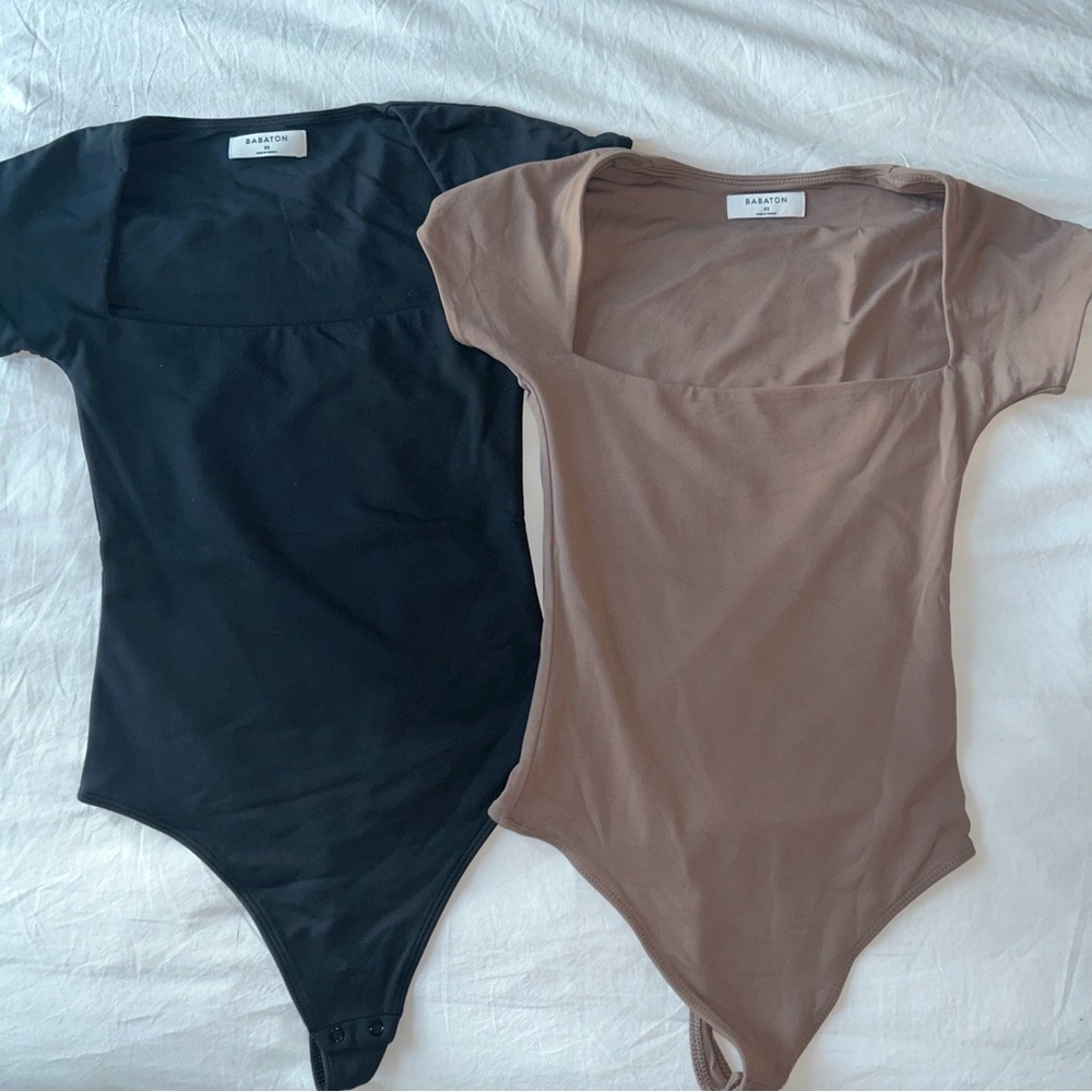 Babaton Contour Square Neck Bodysuits